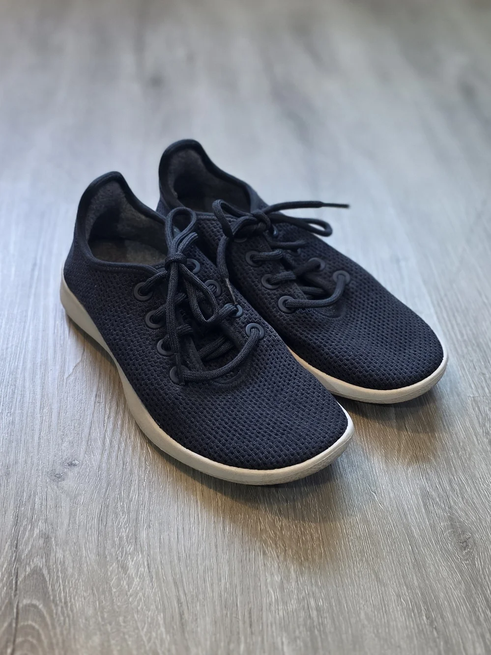 Allbirds Tree Runners Shoes Womens Size 8 Blue Mesh Lace Up Sneakers Casual